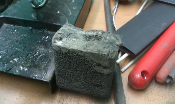 Превращение фильтра клапана системы Evap в камень
